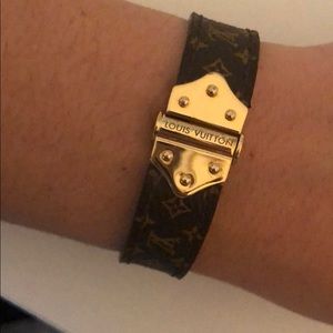 100% AUTH Louis Vuitton Nano Monogram Bracelet